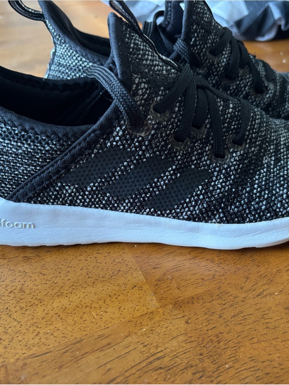 Adidas women’s Black Knit Running Sneakers